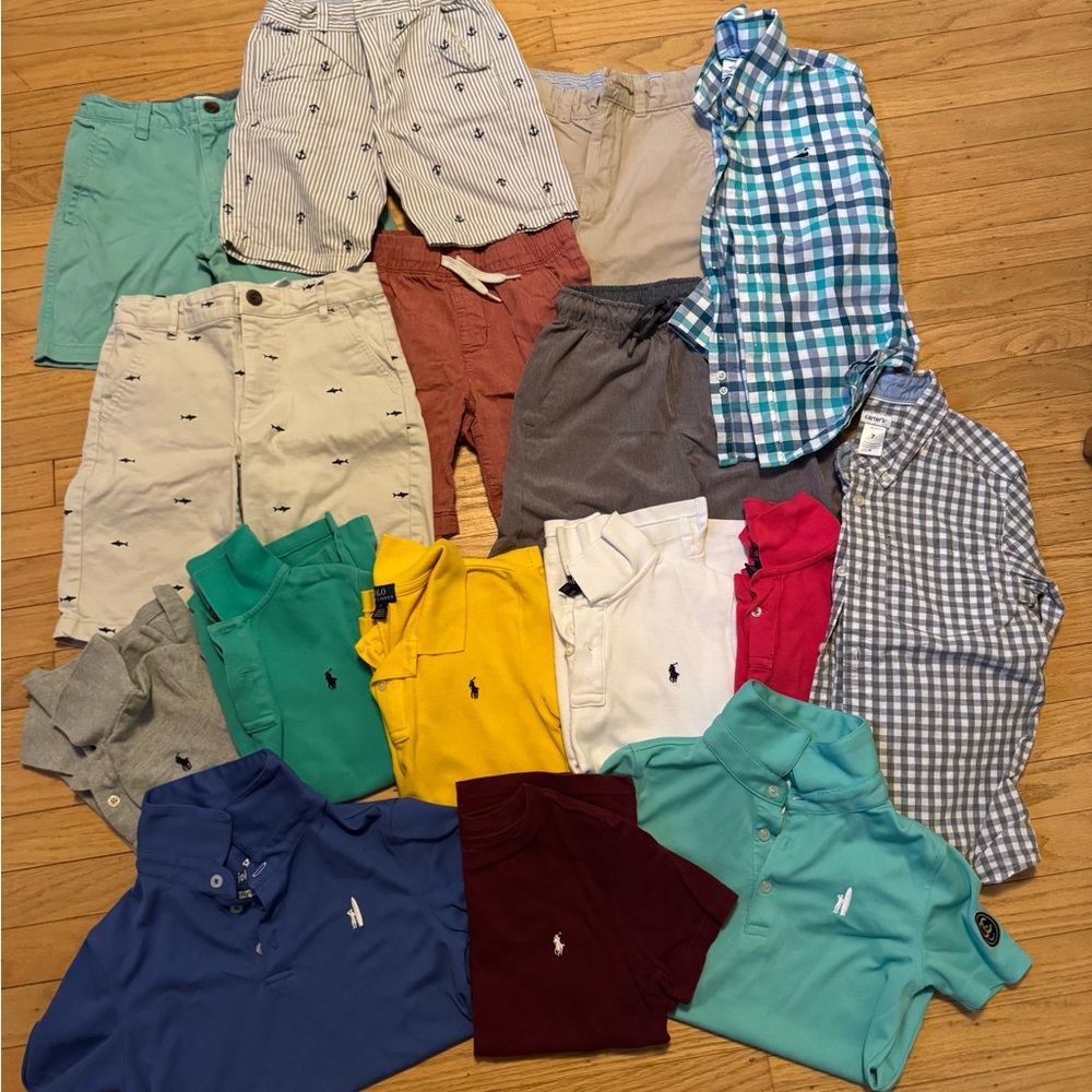 Boys Size 6-7 Summer Clothing Lot